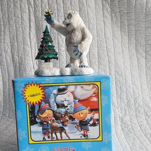 Rudolph the Red Nosed Reindeer-Bumble with Tree  Figurine. Enesco